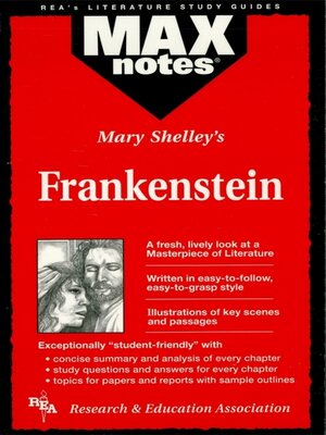 cover image of Frankenstein (MAXNotes Literature Guides)